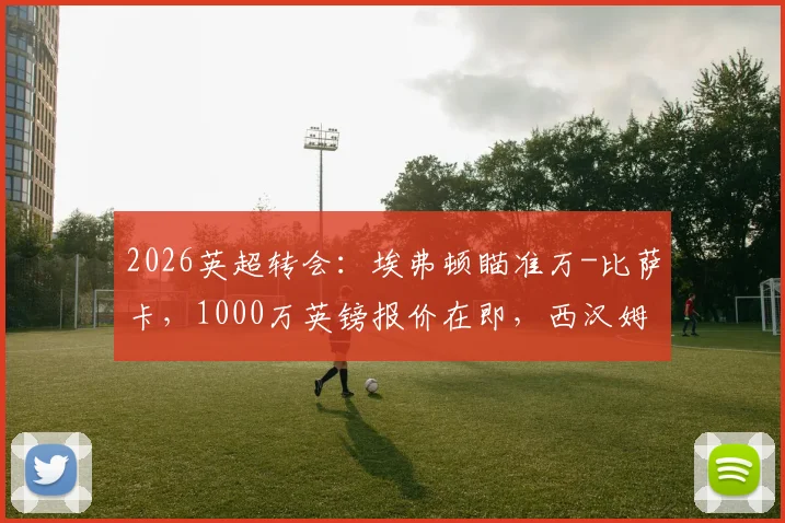2026英超转会：埃弗顿瞄准万-比萨卡，1000万英镑报价在即，西汉姆面临1.5亿资金压力